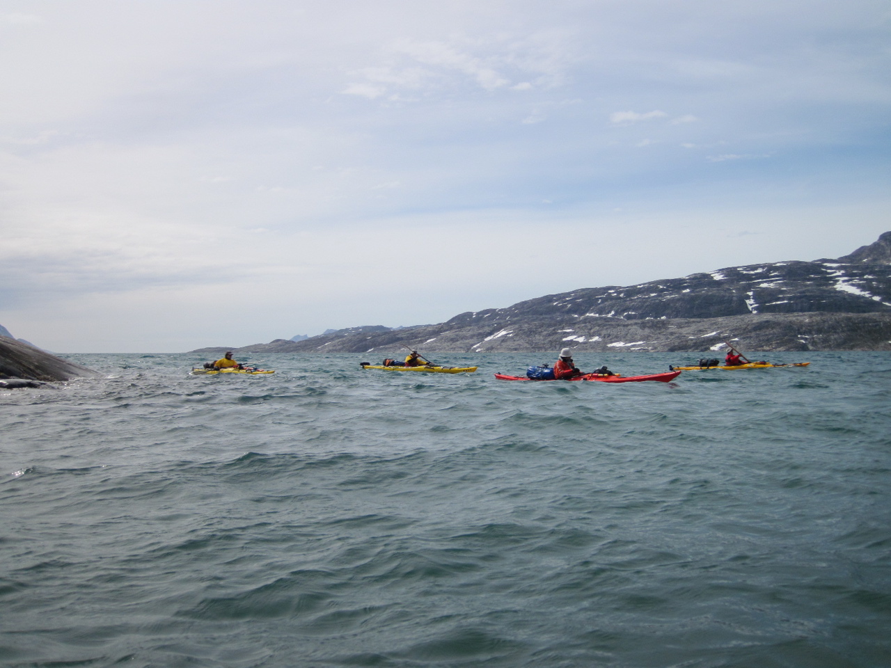 Groenland - kayak mer